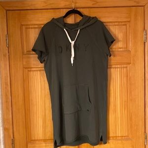 DKNY Sport sweatshirt hoodie dress